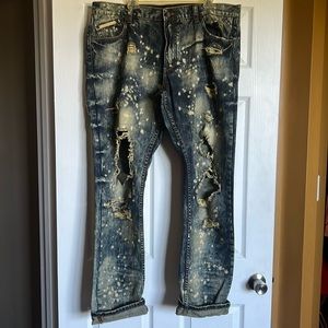 Heritage America 40x34 distressed jeans